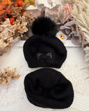 Bow Hat & Snood Set