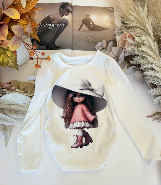 Girl Print Top