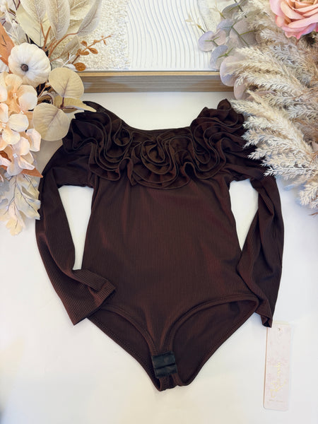 Frill Neck Bodysuit