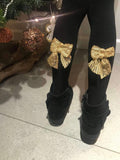 Gold Bow TIghts