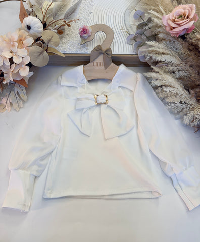 Delicate Bow Shirt