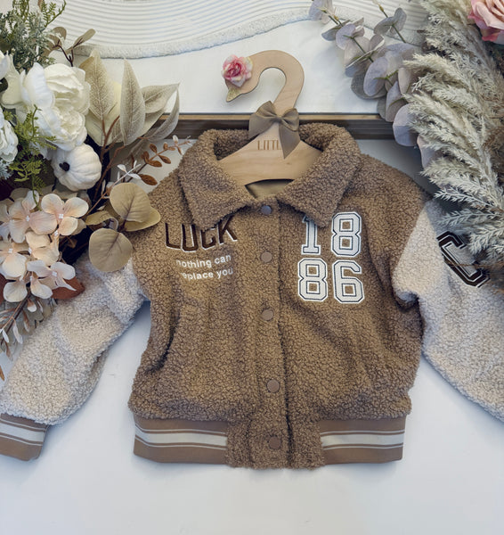 Boucle Bomber Jacket