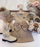 Miu Warm Combo Dress