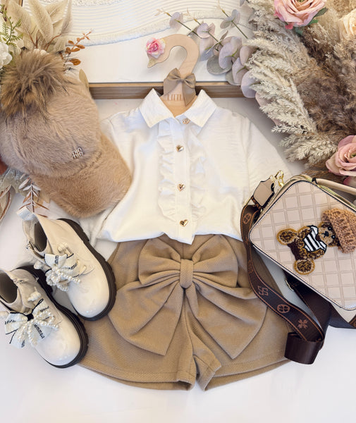 Overisize Bow Shorts