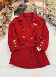Miu Autumn Coat Red or Caramel