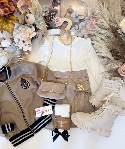 Combo Dress with Bag