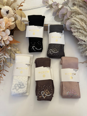 Heart Sparkle Tights