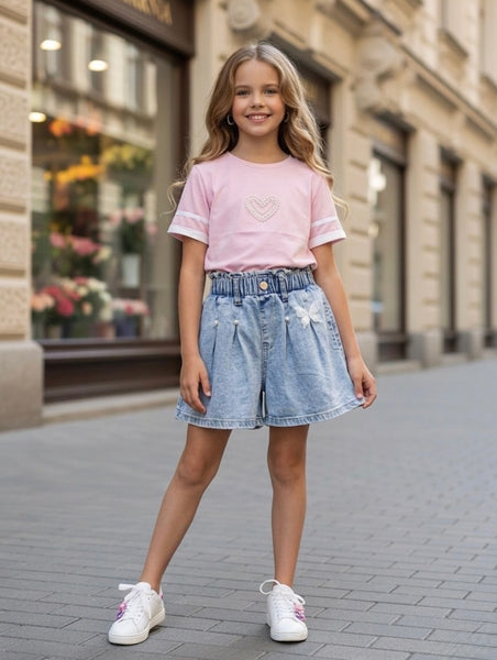 Pink Heart T-Shirt - mylittlev