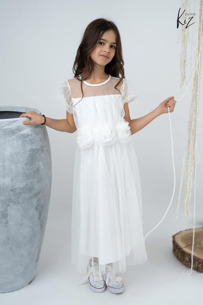 Rose Tulle Dress