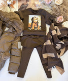 Girl Jumper & Skirt Leggings Set