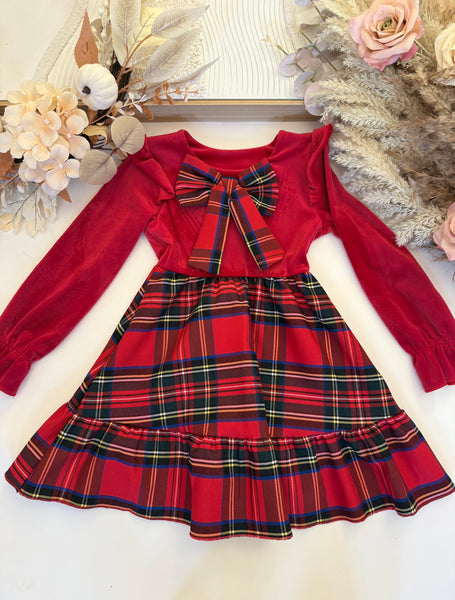 Tartan Print Dress