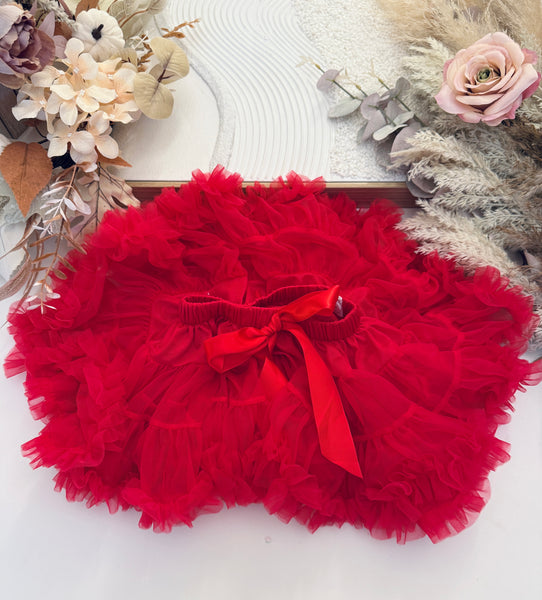 Tulle Skirt Red or Black