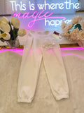 Mint or White Flower Trousers - mylittlev
