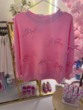 Bow Jumper - PINK