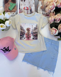 Denim Sparkle Skirt