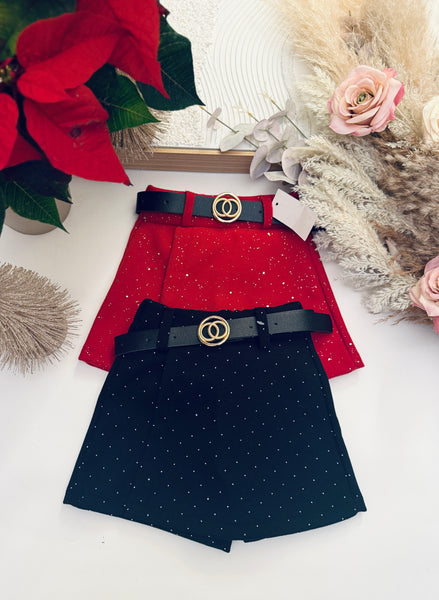 Warm Sparkly Skorts