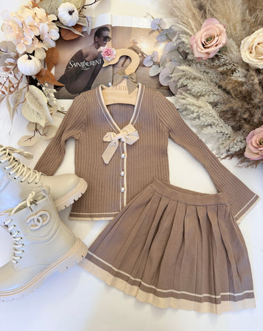 Knitted Bow Outfit