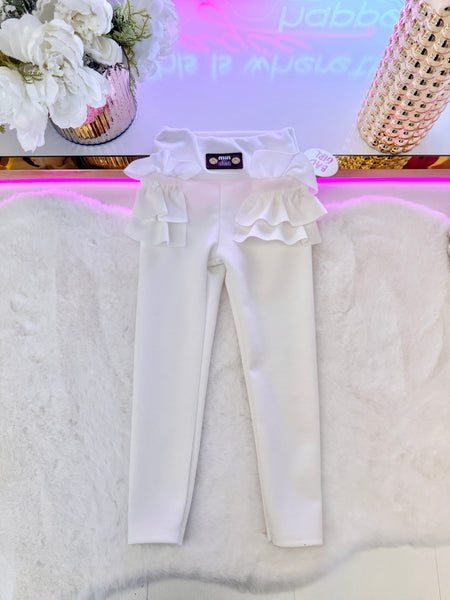 Frill Detail Leggings - mylittlev