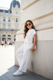 Chic White Outfit - mylittlev