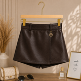 Eco Leather Skorts - mylittlev