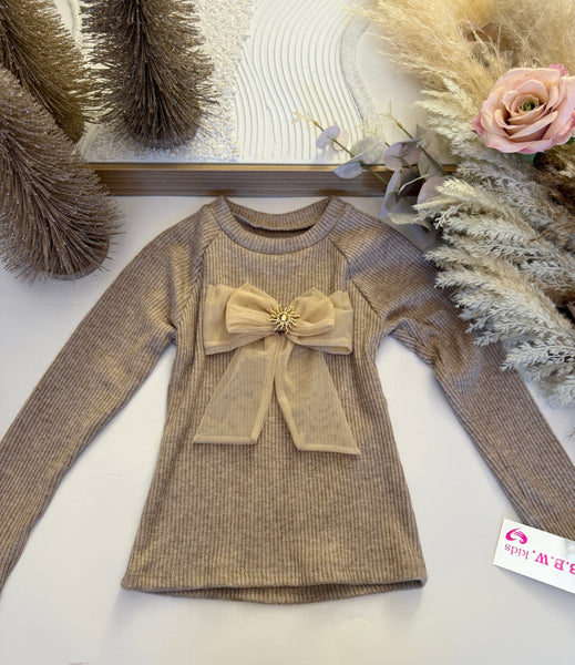 Bow Warm Top