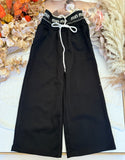 Miu Wide Leg Cotton Trousers