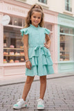 Sweet Frill Dress Pink or Mint - mylittlev