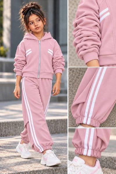 Pink Stripe Tracksuit
