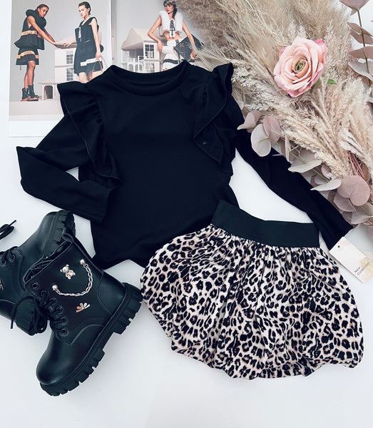 Leopard Style Skirt