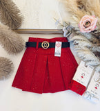 Red Sparkle Skirt
