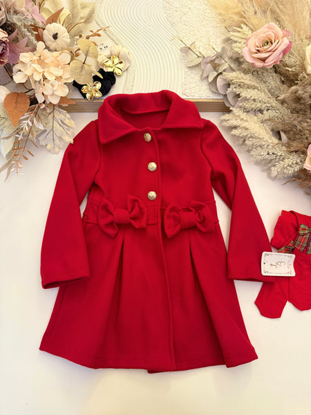 Red Bow Coat