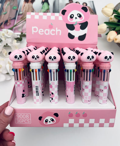 Multicolour Panda Pen