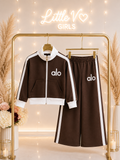 Chocolate & Beige Tracksuit