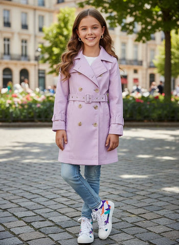 Spring Lilac Coat - mylittlev