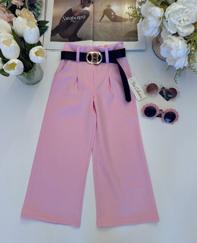 Pink Wide Trousers