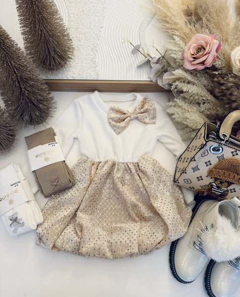 Sequin Bow Dress