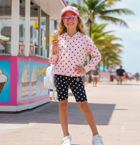 Polka Dot Biker Shorts - mylittlev