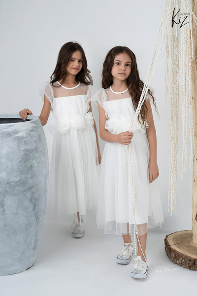 Rose Tulle Dress