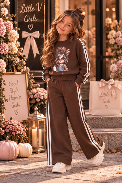 Chocolate Girl Tracksuit - mylittlev
