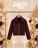 Chocolate and Burgundy Jacket