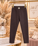 Warm Material Chocolate Leggings