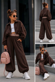 Chocolate Luxe Jacket & Trousers Set - mylittlev