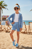 Velour Hoodie & Shorts Set - mylittlev
