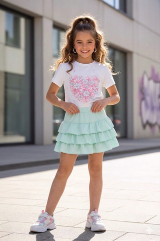 Mint Skorts