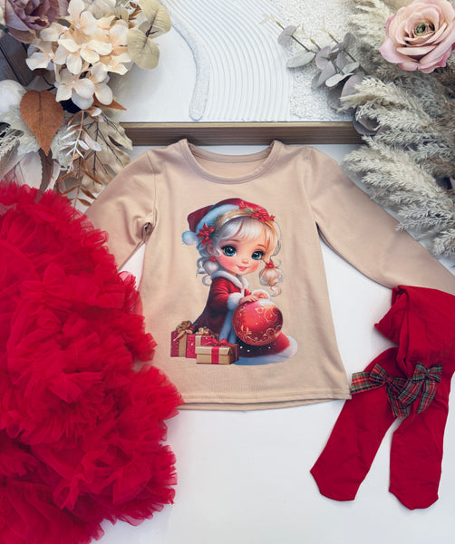 Christmas Girl Top