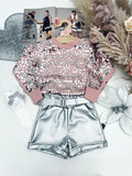 Pink Sequin Jumper