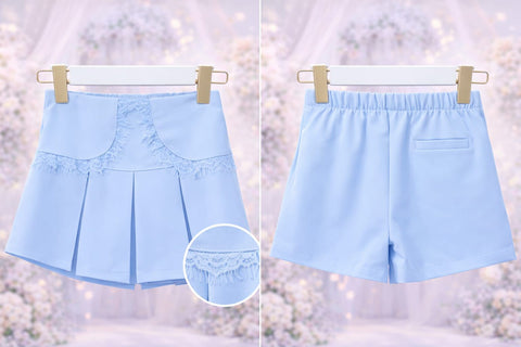 Sky Blue Skorts