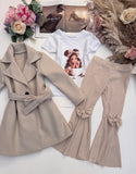 Bow Flare Trousers