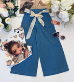 Denim Wide Leg Trousers
