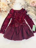 Bow Sequin Dress